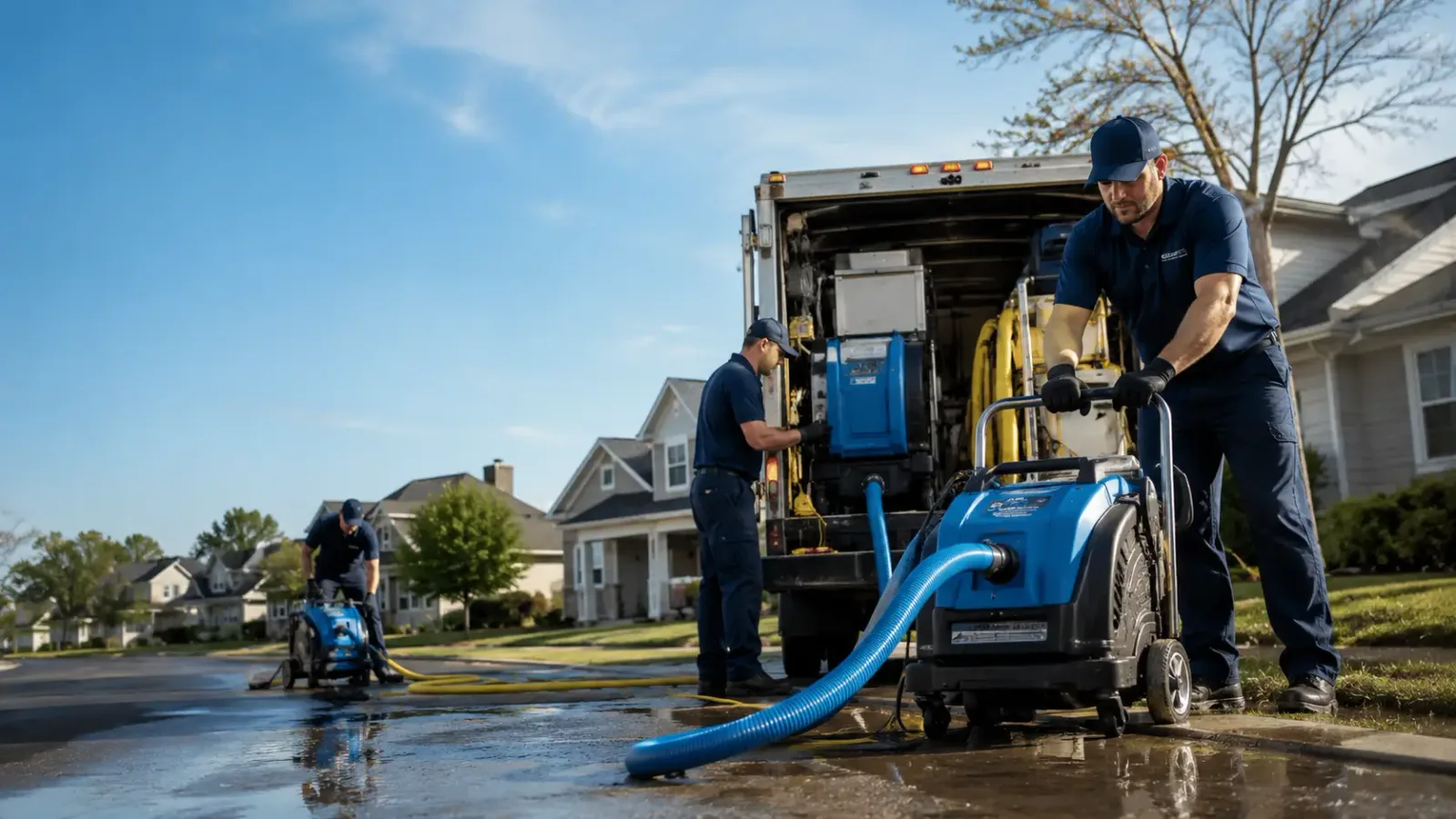 Flood Damage Cleanup in Camp Wood, TX